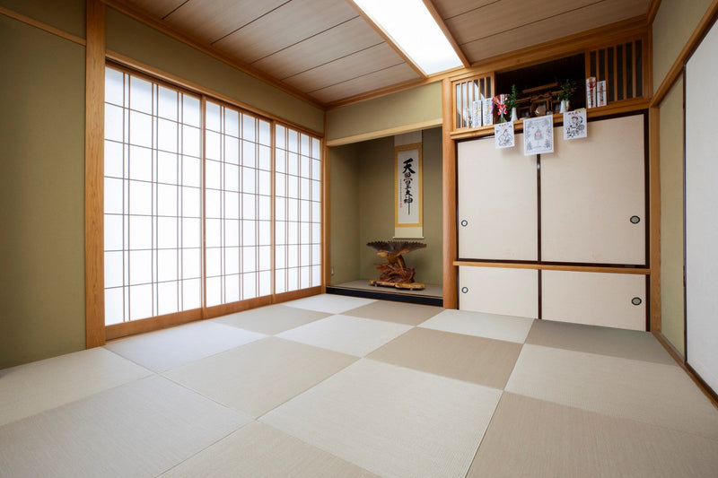 福島県郡山市 | 琉球畳（半畳ヘリなし畳）で明るくなった和室