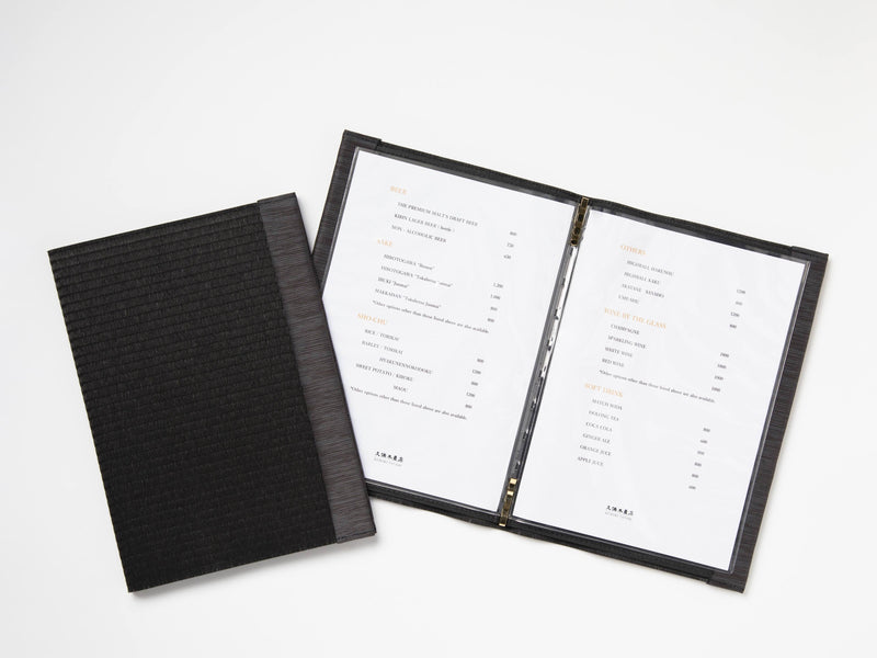 畳メニューブック