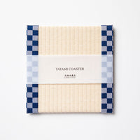 C013 - Tatami Coaster Checkered (Blue)