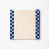 C013 - Tatami Coaster Checkered (Blue)