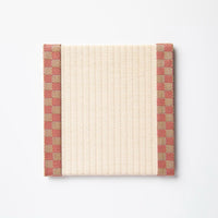 C014 - Tatami Coaster Checkered (Pink)