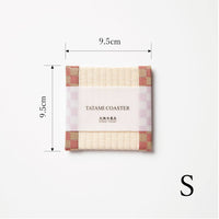 C014 - Tatami Coaster Checkered (Pink)