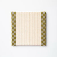 C015 - Tatami Coaster Checkered (Gold)