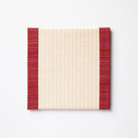 C021 - Tatami Coaster Aizu Cotton (Red)