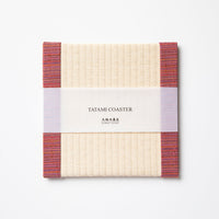 C023 - Tatami Coaster Aizu Cotton (Pink)