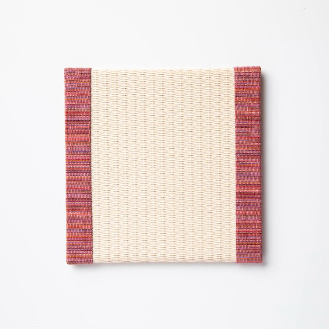 C023 - Tatami Coaster Aizu Cotton (Pink)