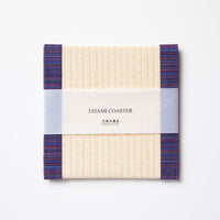 C024 - Tatami Coaster Aizu Cotton (Purple)