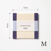 C024 - Tatami Coaster Aizu Cotton (Purple)