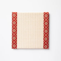 C042 - Tatami Coaster, Komon Korai (Red)