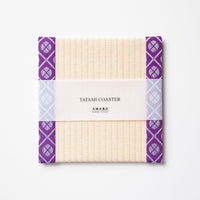 C043 - Tatami Coaster, Komon Korai (Purple)
