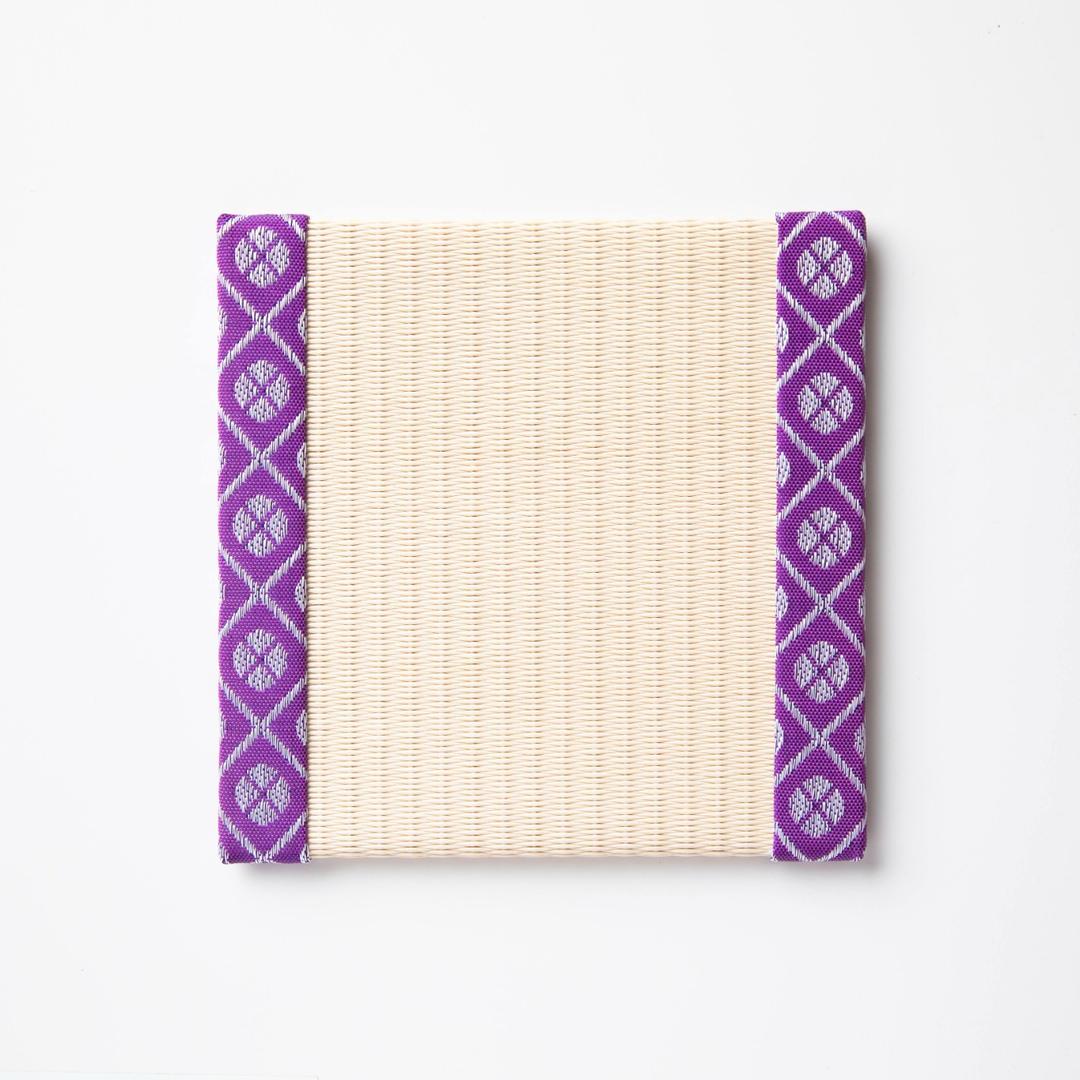 C043 - Tatami Coaster, Komon Korai (Purple)