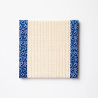 C054 - Tatami Coaster, Seigaiha (Blue)