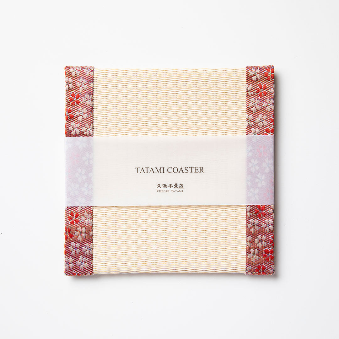 C055 - Tatami Coaster, Cherry Blossom