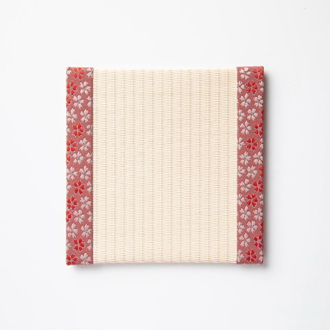 C055 - Tatami Coaster, Cherry Blossom
