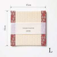 C055 - Tatami Coaster, Cherry Blossom