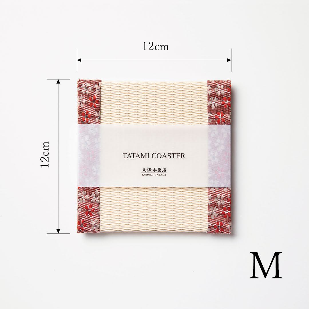C055 - Tatami Coaster, Cherry Blossom