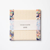 C062 - Tatami Coaster Kaga Yuzen (Navy)