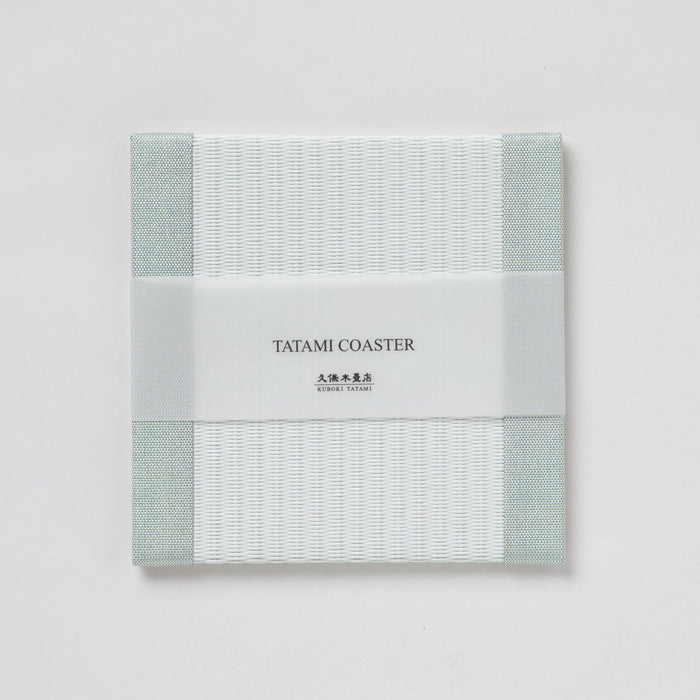 C082 - 畳コースター　ブルー