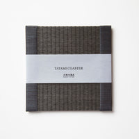 C101 - Tatami Coaster Charcoal (Kakari)