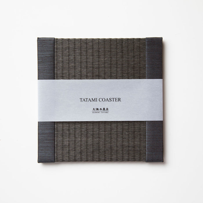C101 - Tatami Coaster Charcoal (Kakari)