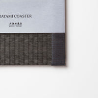 C101 - Tatami Coaster Charcoal (Kakari)