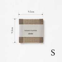 C202 - Tatami Coaster, Latte Brown