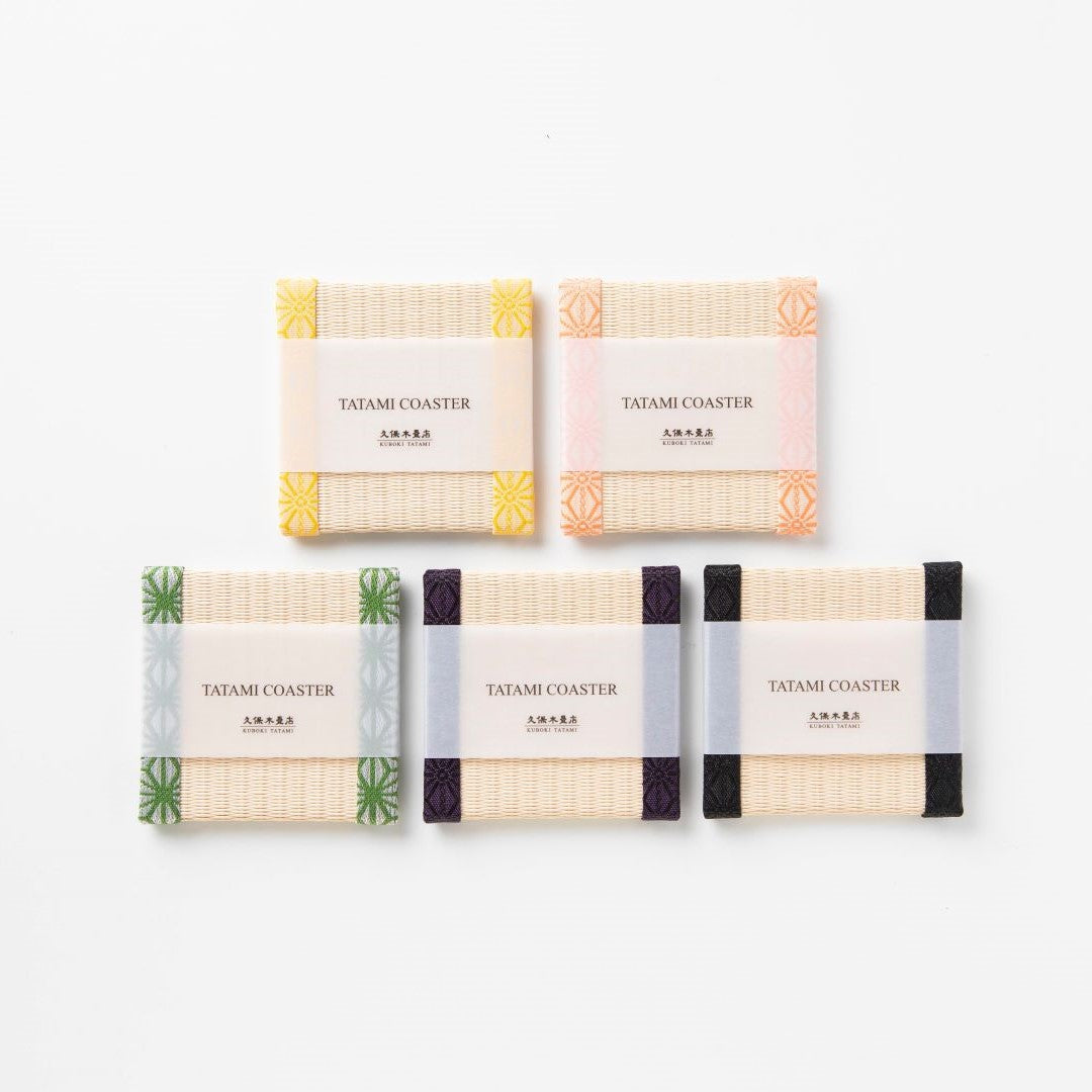 CG501 - 畳コースター5枚ギフトセット　麻の葉