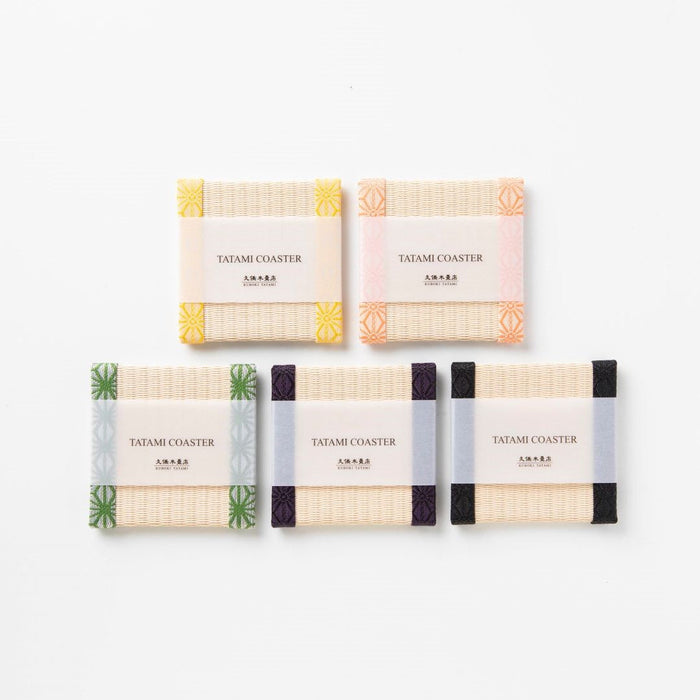 CG501 - 畳コースター5枚ギフトセット　麻の葉