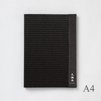 MBA4B_logo - Livre de menus Tatami (avec logo) A4 Noir