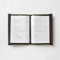 MBA5K_logo - Livre de menus Tatami (avec logo) A5 Igusa "Kiwame"