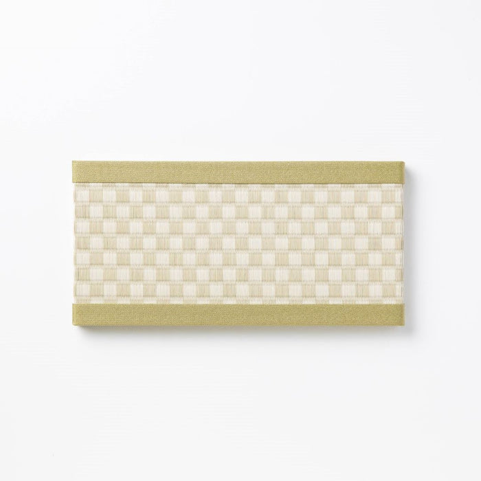 MTR01 - ミニ畳（長方形）　市松リーフグリーン