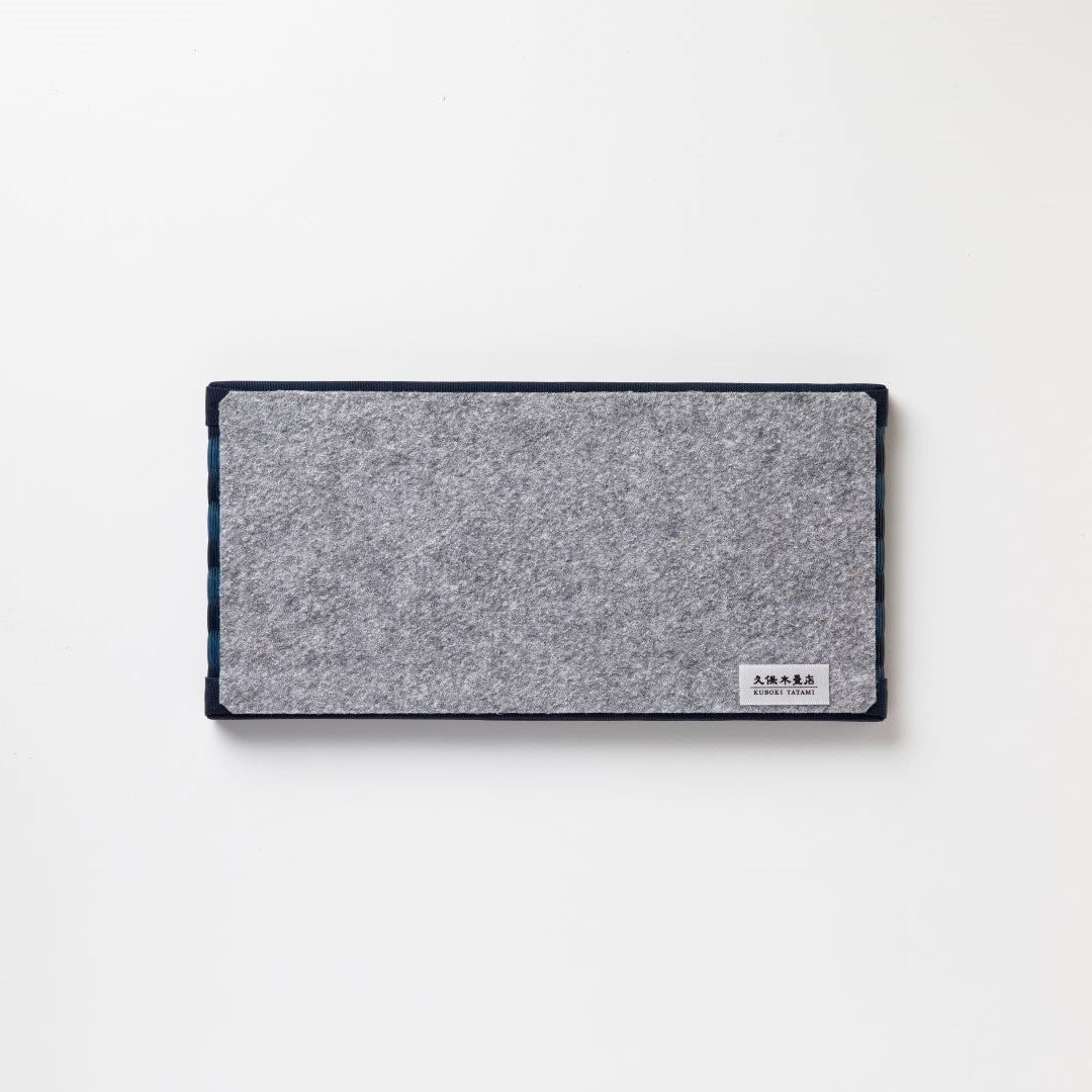 Mini Tatami Mat (Rectangular) - Ichimatsu Indigo