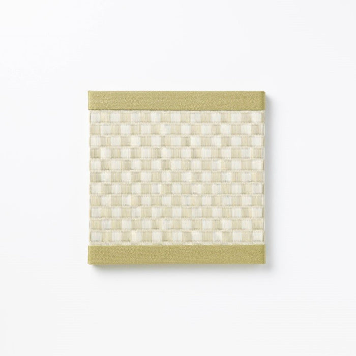 MTS01 - ミニ畳（正方形）　市松リーフグリーン