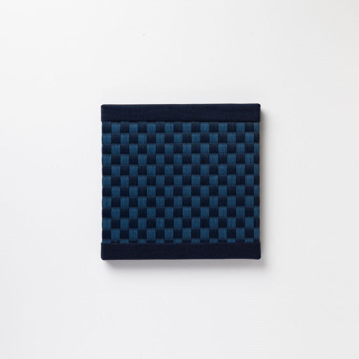 MTS03 - ミニ畳（正方形）　市松インディゴ