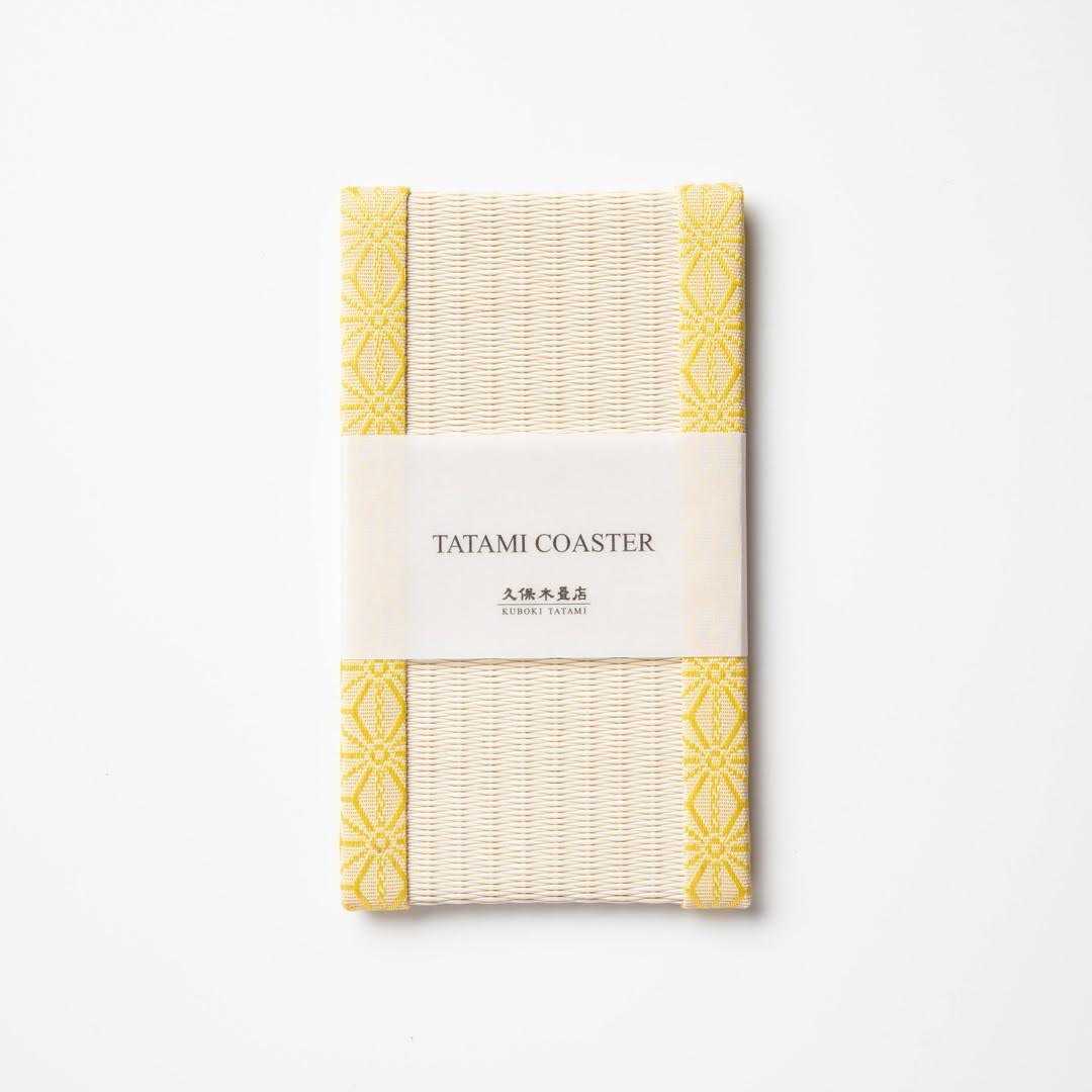 PP003 - スマートフォン置き　麻の葉（黄色）