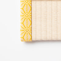 PP003 - スマートフォン置き　麻の葉（黄色）