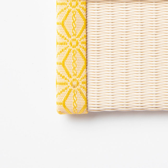 PP003 - スマートフォン置き　麻の葉（黄色）