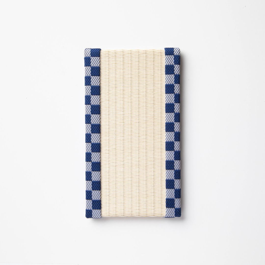 PP013 - Support pour smartphone à carreaux (bleu)