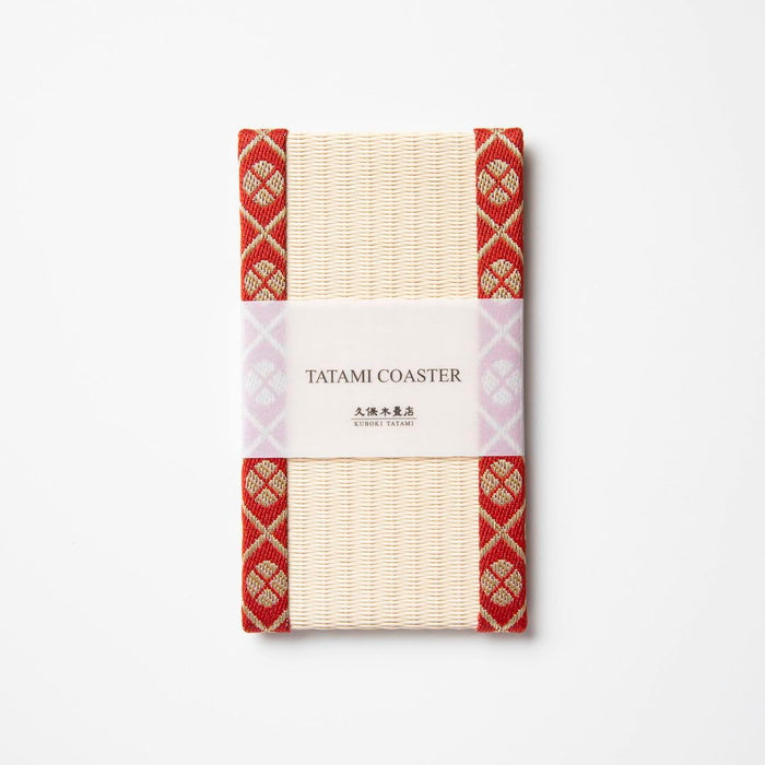 PP042 - スマートフォン置き　小紋高麗（赤）