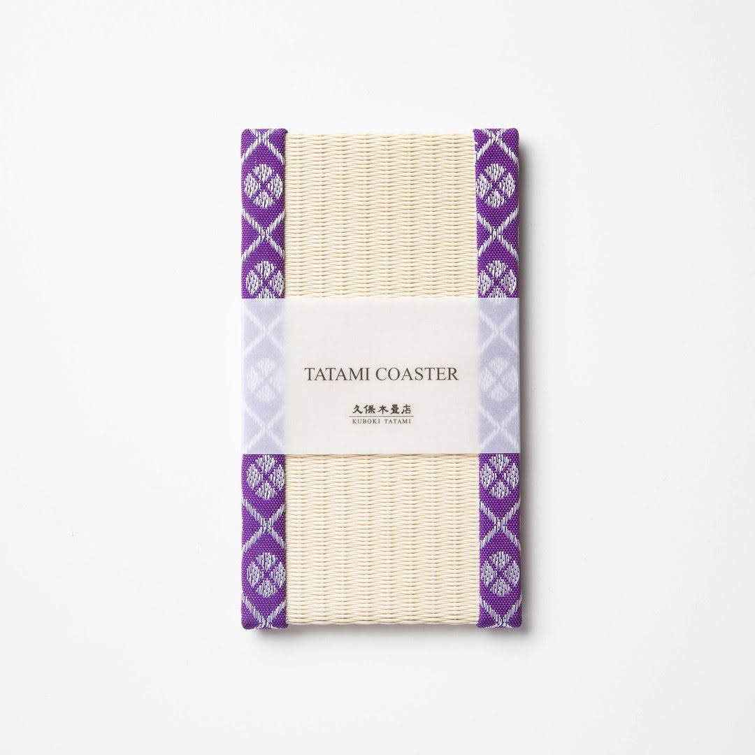 PP043 - スマートフォン置き　小紋高麗（紫）