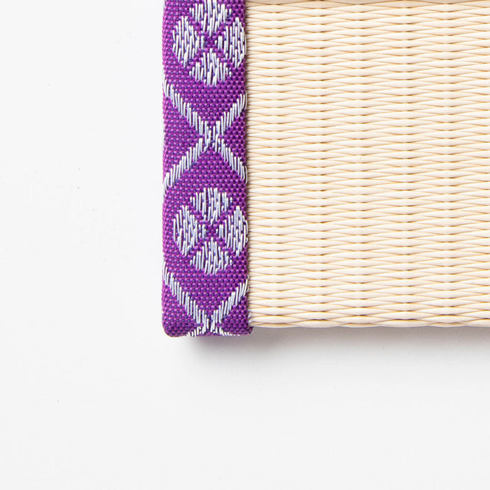 PP043 - スマートフォン置き　小紋高麗（紫）