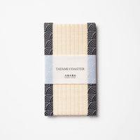 PP053 - Support pour smartphone, motif Seigaiha (noir)