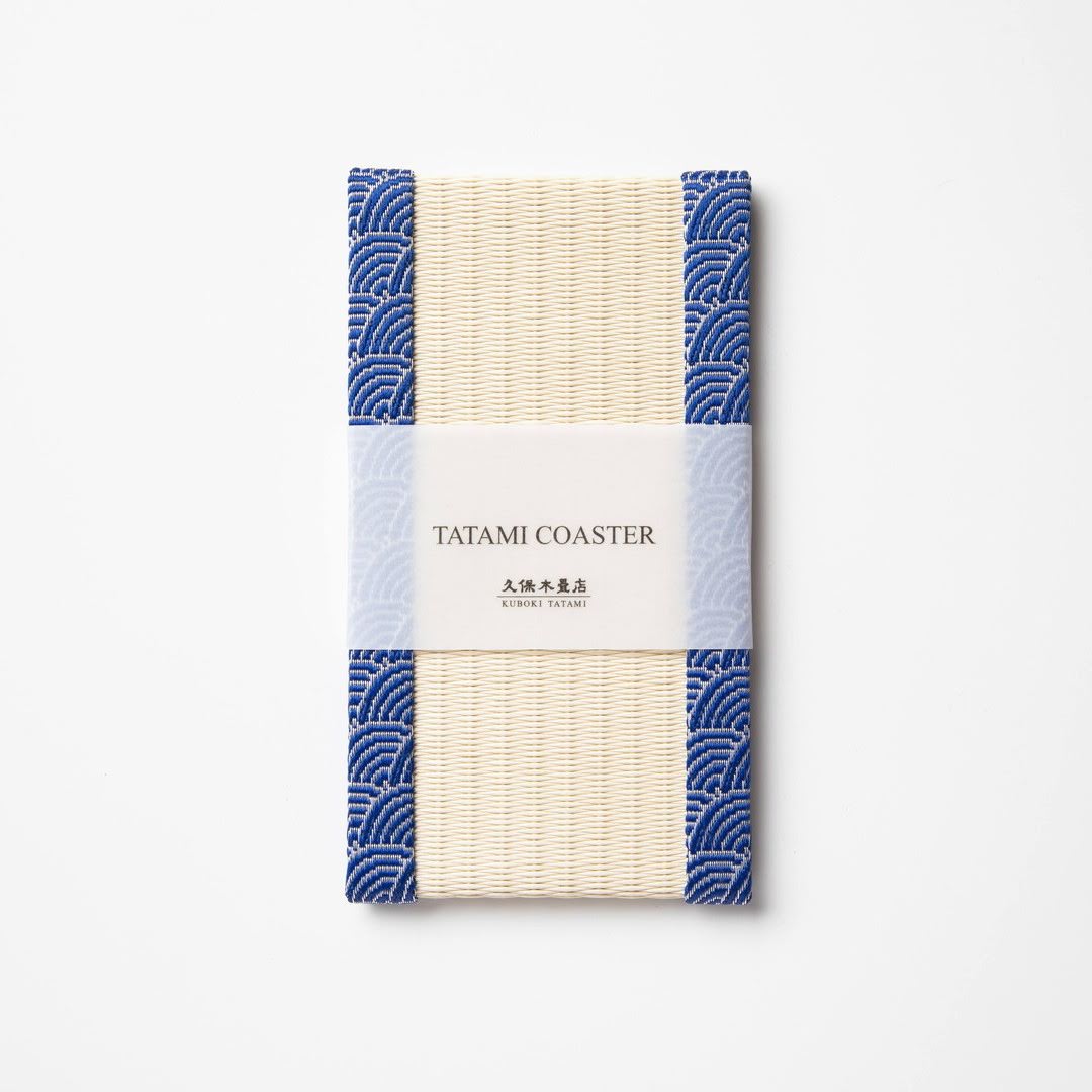 PP054 - Support pour smartphone, Seigaiha (Bleu)