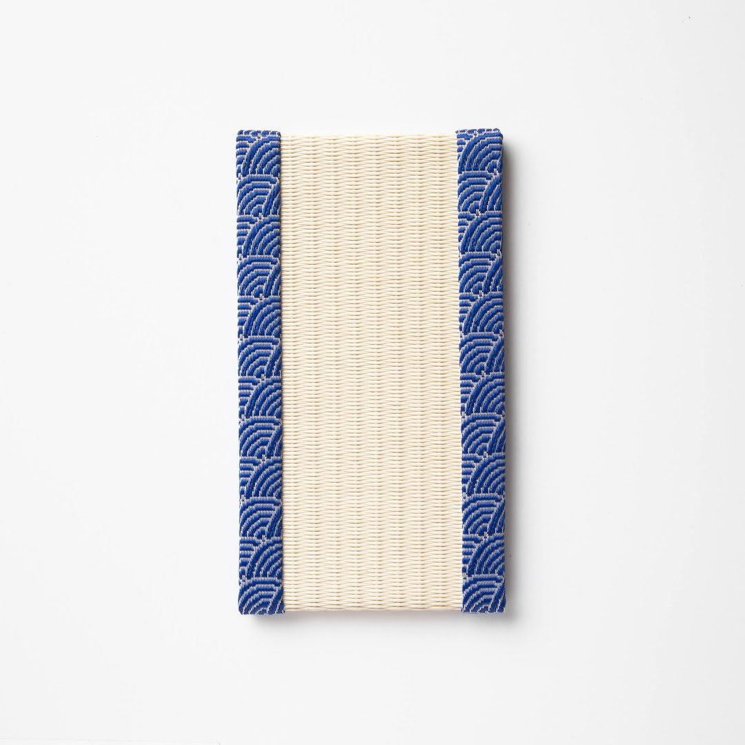 PP054 - Support pour smartphone, Seigaiha (Bleu)