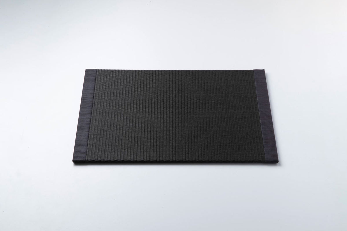 PM101 - 畳ランチョンマット ブラック（鉄色）