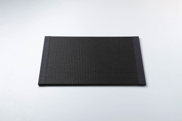 PM101 - 畳ランチョンマット ブラック（鉄色）